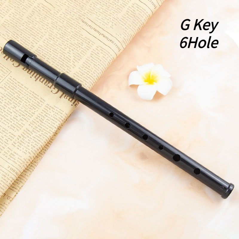 Tin Whistle Flute - 6-gaats hars blikken fluitje D-sleutel Penny