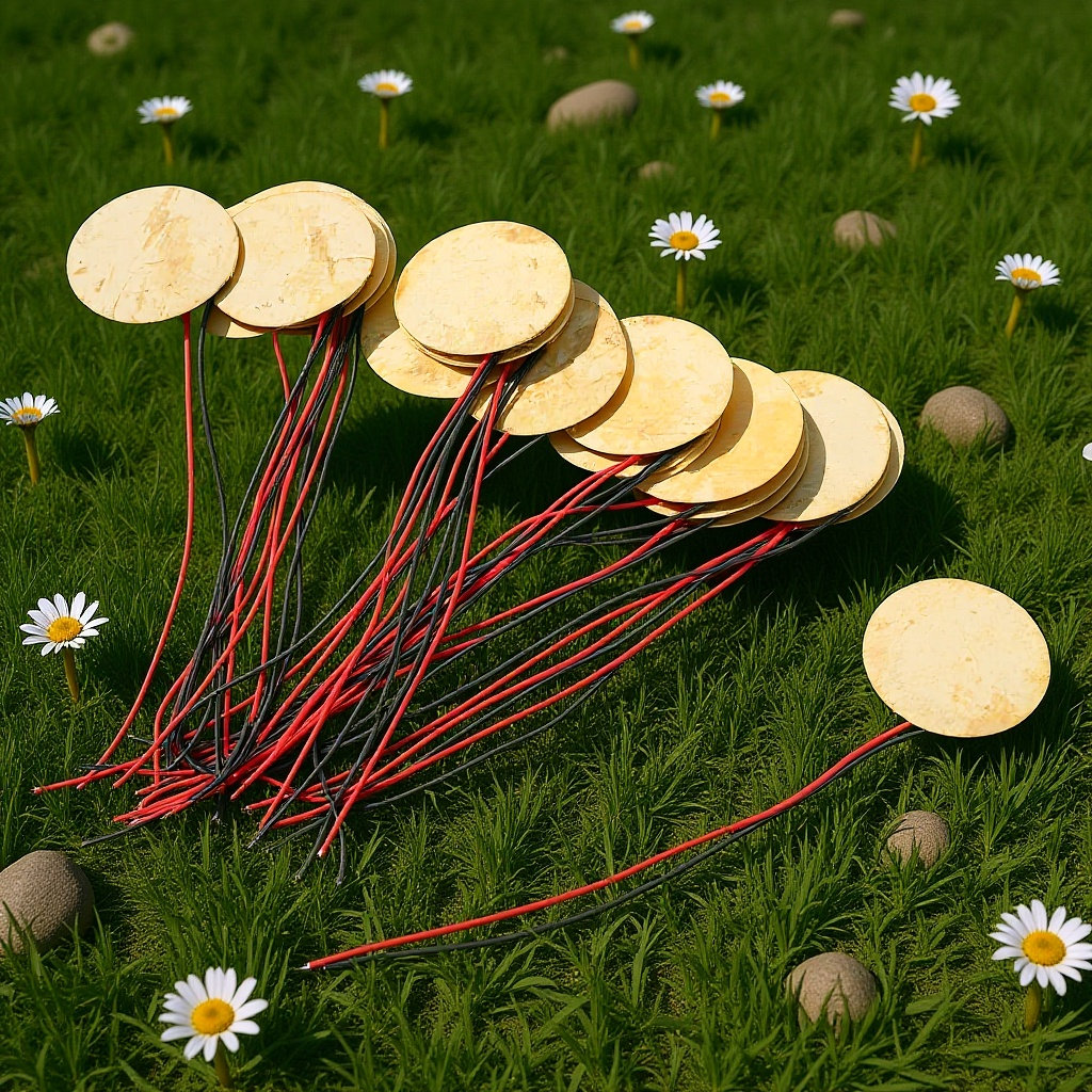 Musical Instrument Piano - 20 stuks piezo-schijven van koper, zeer