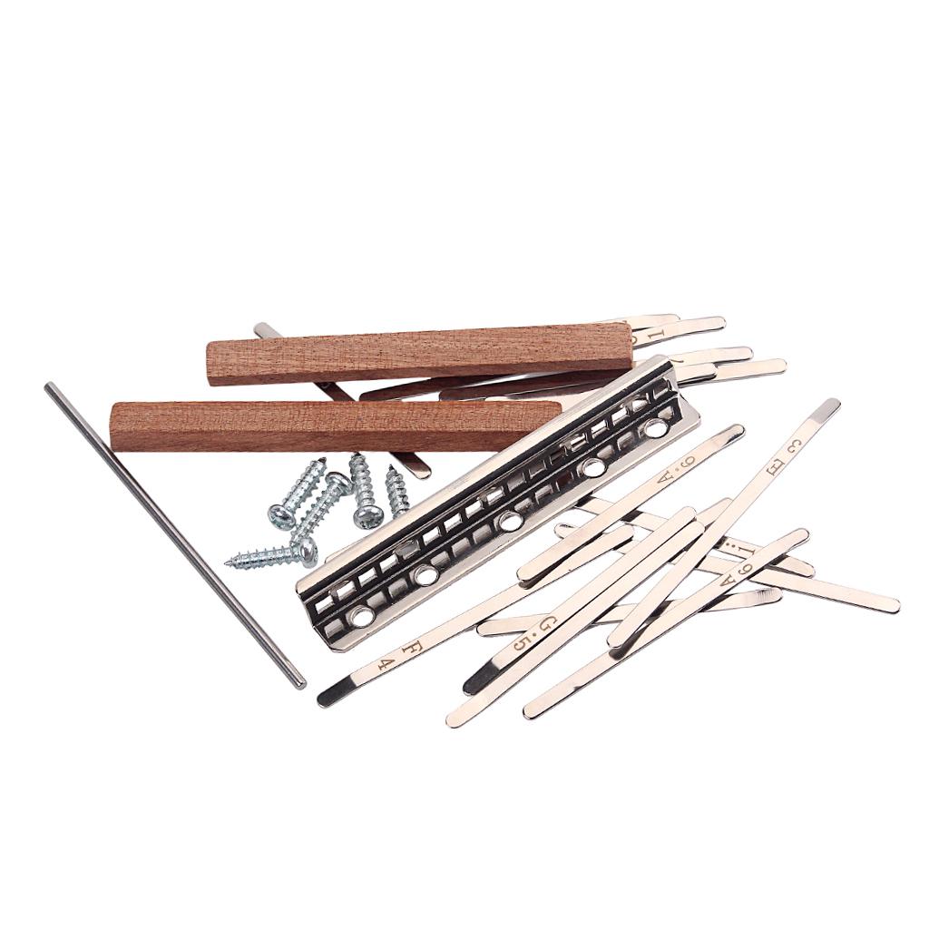Musical Instrument Piano - Kalimba 17-toetsen DIY onderdelenset duimpiano stalen