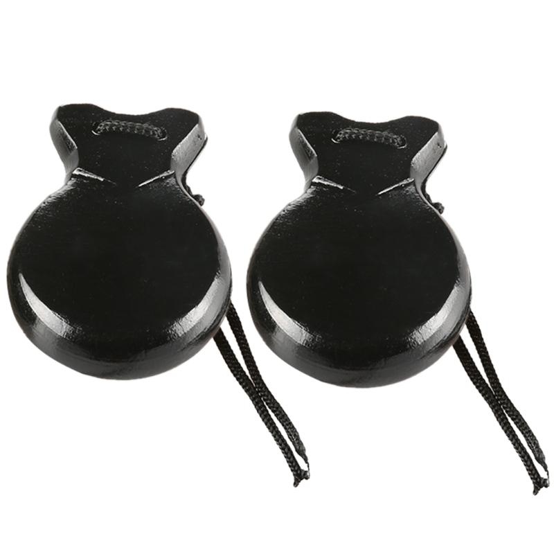 Castanet Flamenco - 2 Stuks Traditionele Castagnet Hout Spaanse