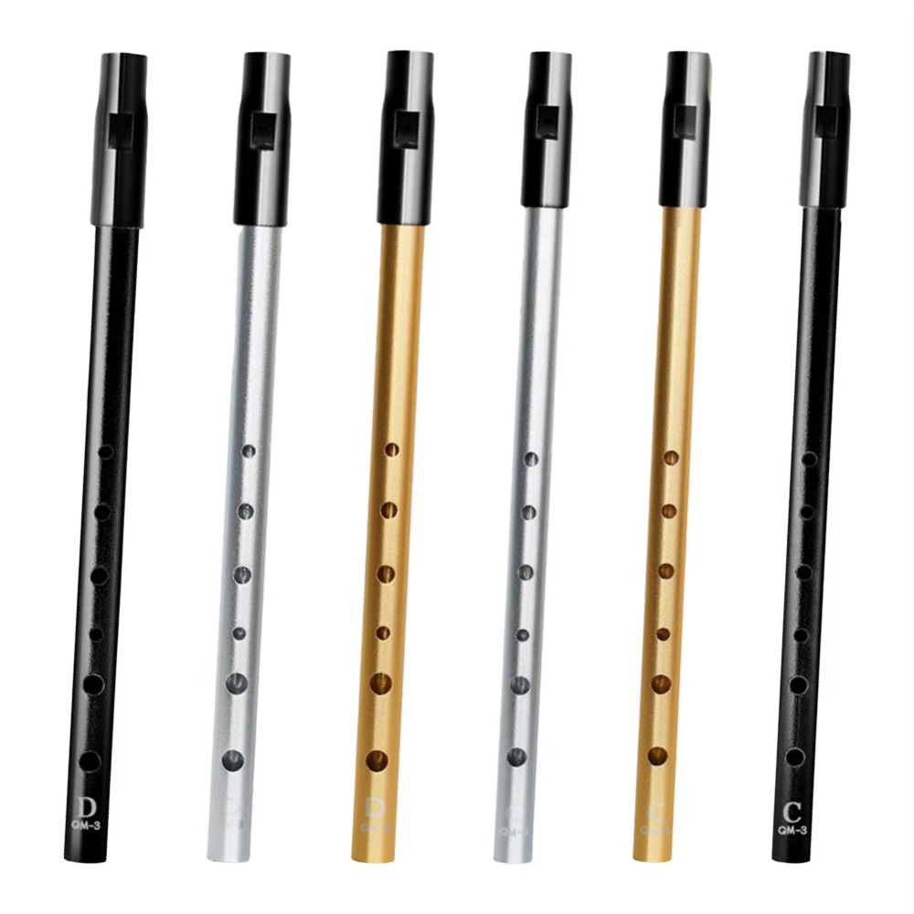 Tin Whistle Flute - C/D Key Ierse Tinfluit 6 Gaten