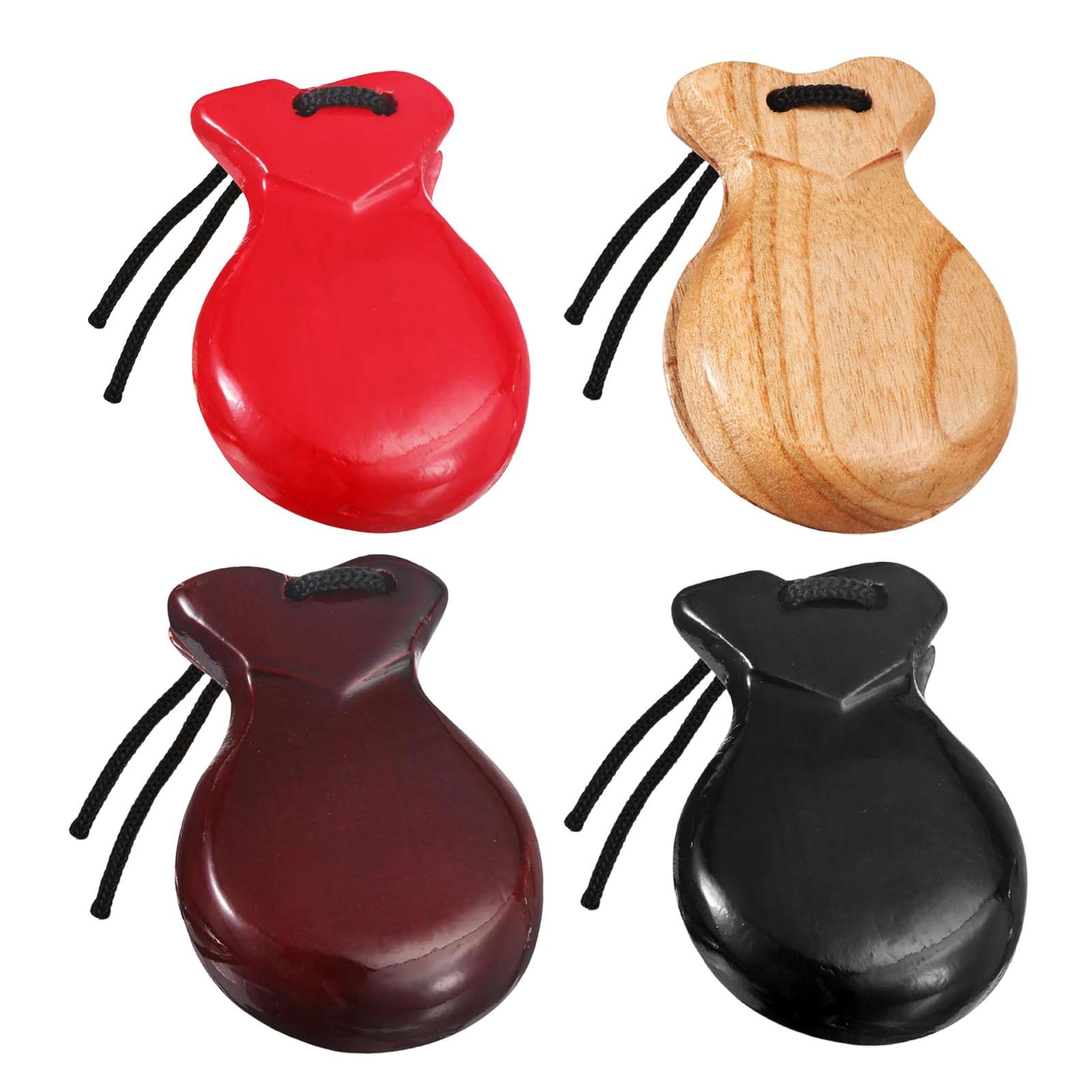 Castanet Flamenco - 2 stuks houten Spaanse castagnetten percussie-instrumenten