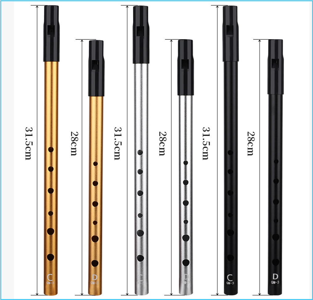 Authentieke Ierse fluit C/D-to - Tin Whistle Flute recensie en prijs