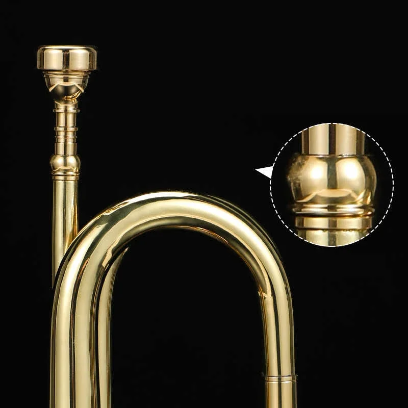 Messing trompet voor kinderen, - Musical Instrument Bugle recensie en prijs