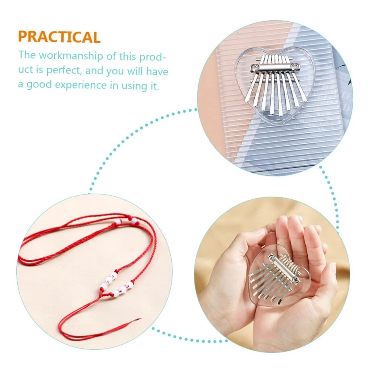 Miwayer 8 Toetsen Mini Kalimba - Musical Instrument Piano recensie en prijs