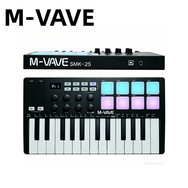 M-VAVE SMK-25 Zwart Draagbaar  - Musical Instrument Piano recensie en prijs