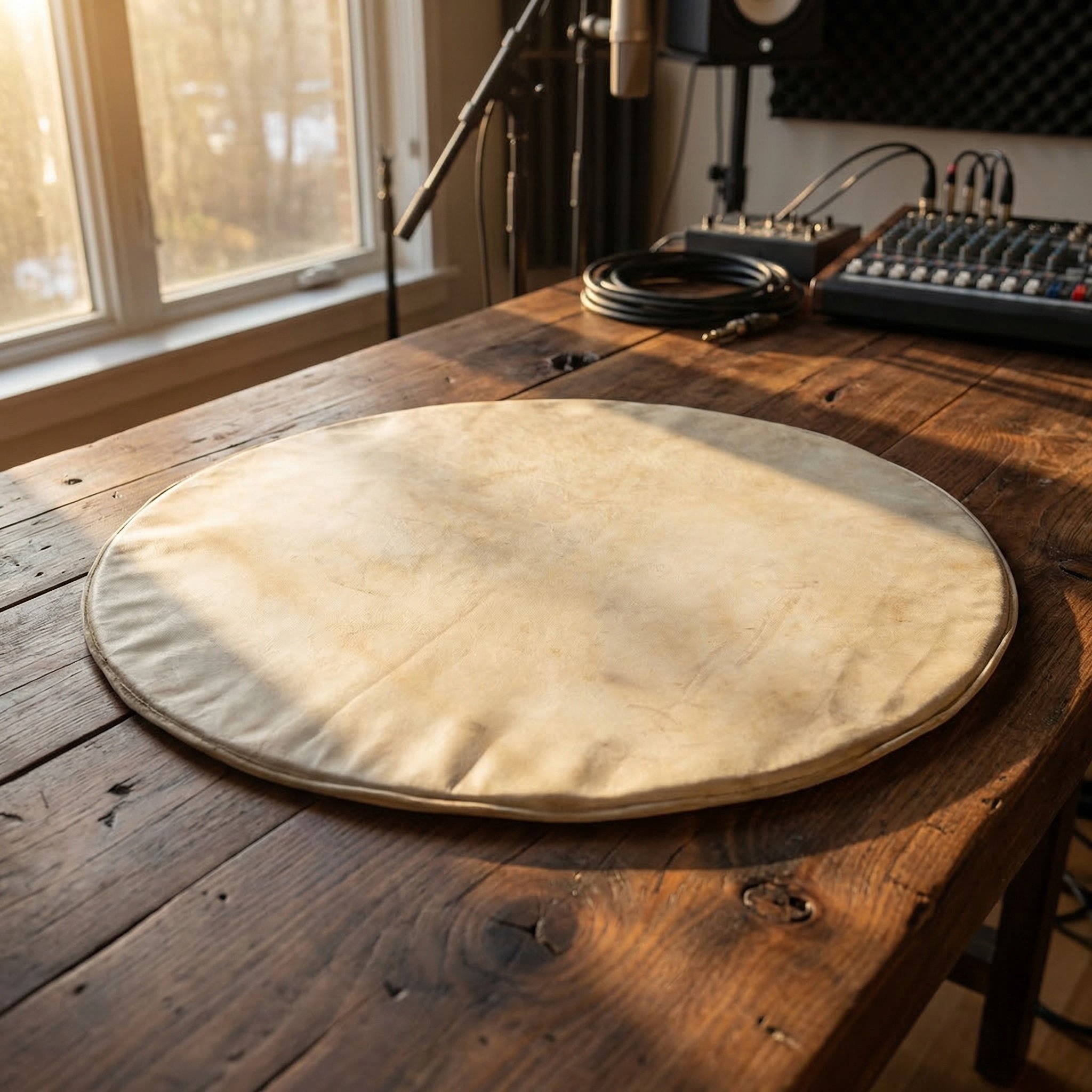 Platte ronde 15 inch geitenhui - Frame Drum Goat Skin recensie en prijs